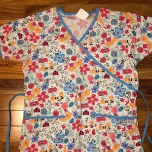 Wrap Scrub Top
